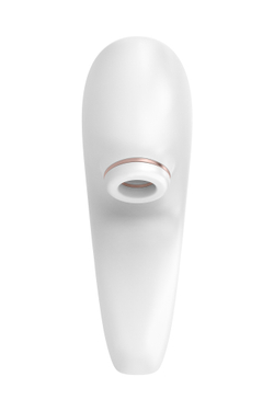 Стимулятор для пар Satisfyer Pro 4 Couples, вакуум-волновой бесконтактный, силикон, белый, 19,5 см.