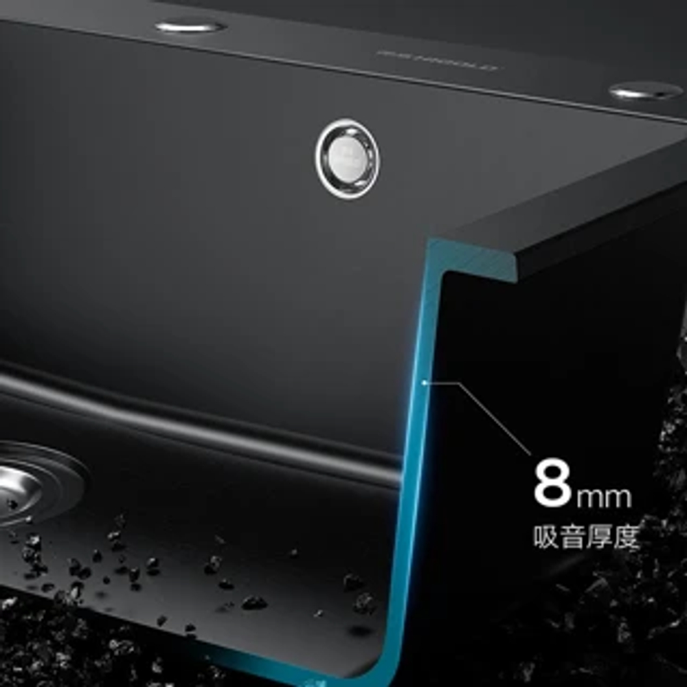 Кухонная мойка, 400x400x215 мм, 1 чаша