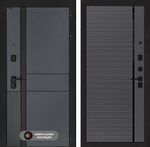 Эволаб 22 чёрный софт с молдингом