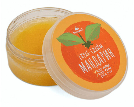 Скраб-слайм Мандарин, 170 г (2,84 б)
