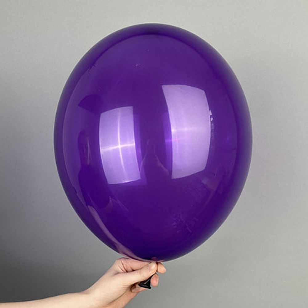 B Шар кристалл 12" / 30 см 023 фиолетовый (БГ-17)  Изображение2