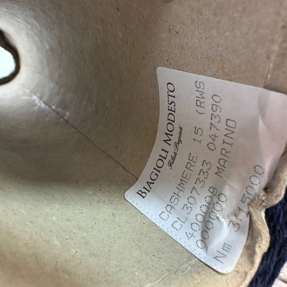 CASHMERE 15 - Biagioli Modesto; 100% кашемир; 500м/100гр, (3/15000); col. 307333, цвет: темно-синий