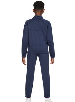 Детский теннисный костюм Nike Kids Dri-Fit Poly Knit Full Zip - midnight navy/midnight navy/white