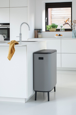 Мусорный бак Bo Touch Bin HI 2x30л Brabantia Минерально-серый