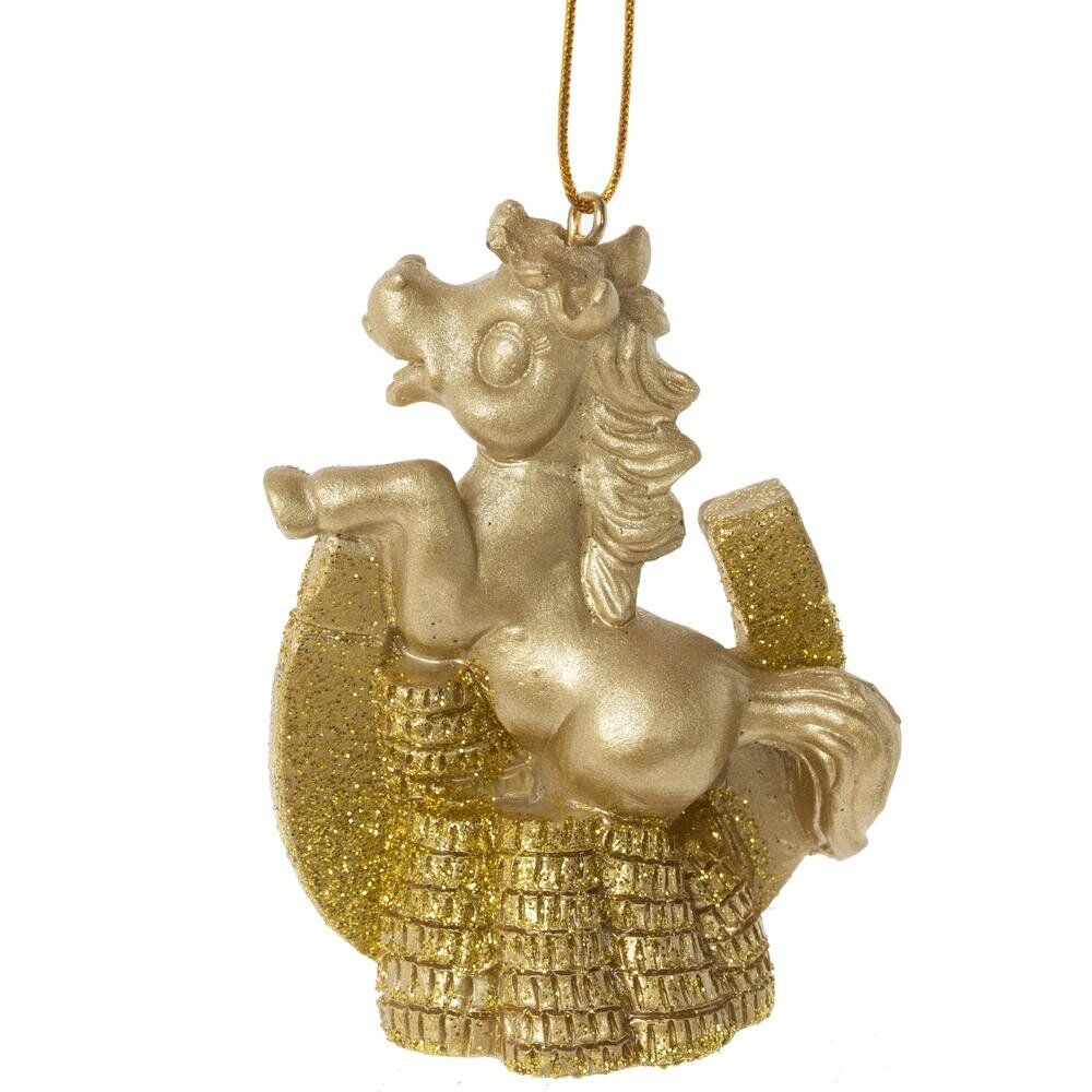 GAEM Фигурка декоративная подвесная"Лошадка", L5 W3 H7,5 см, 2в.