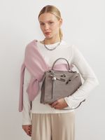 БРЕЛОК «CHARM» 01 ЗАМША СЕРЫЙ