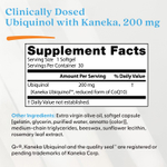 Doctor's Best, Убихинол с Kaneka, 200 мг, 30 мягких желатиновых капсул