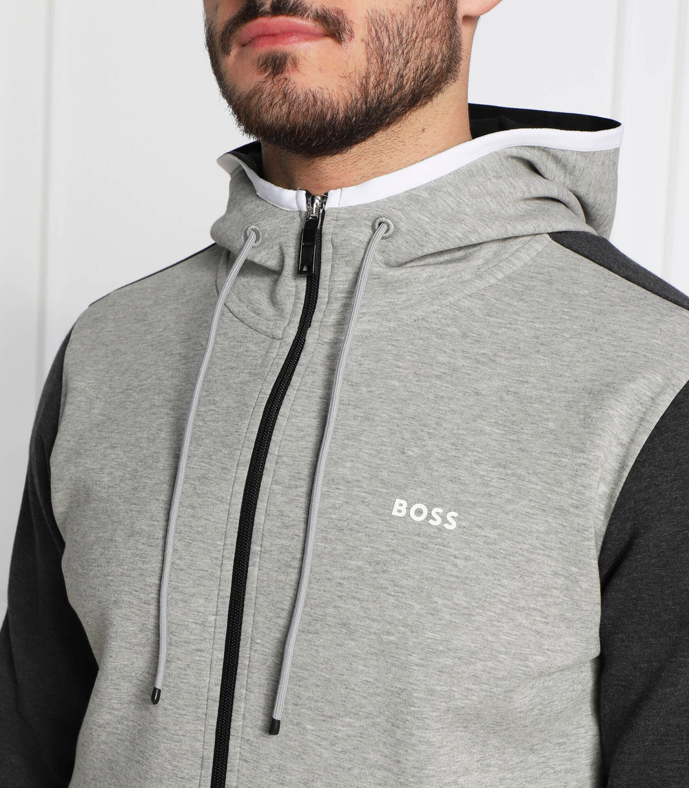 Худи saggy 1 BOSS GREEN - серый(50477042)