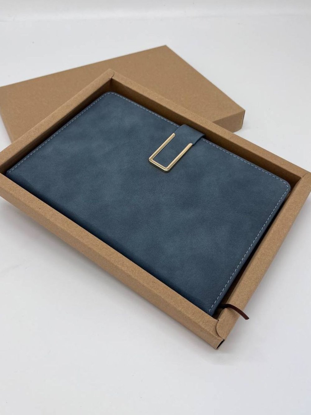 Блокнот А5 в коробке серый линейка 60л (88447)