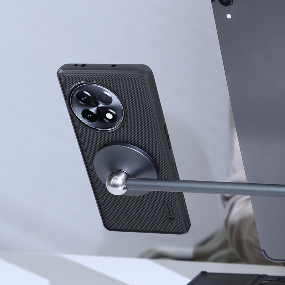 Чехол с встроенным магнитом для OnePlus Ace 2 и 11R, Nillkin, серия Super Frosted Shield Pro Magnetic Case