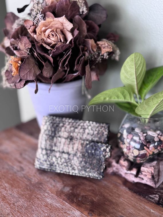 Бифолд кошелек из питона WA-251