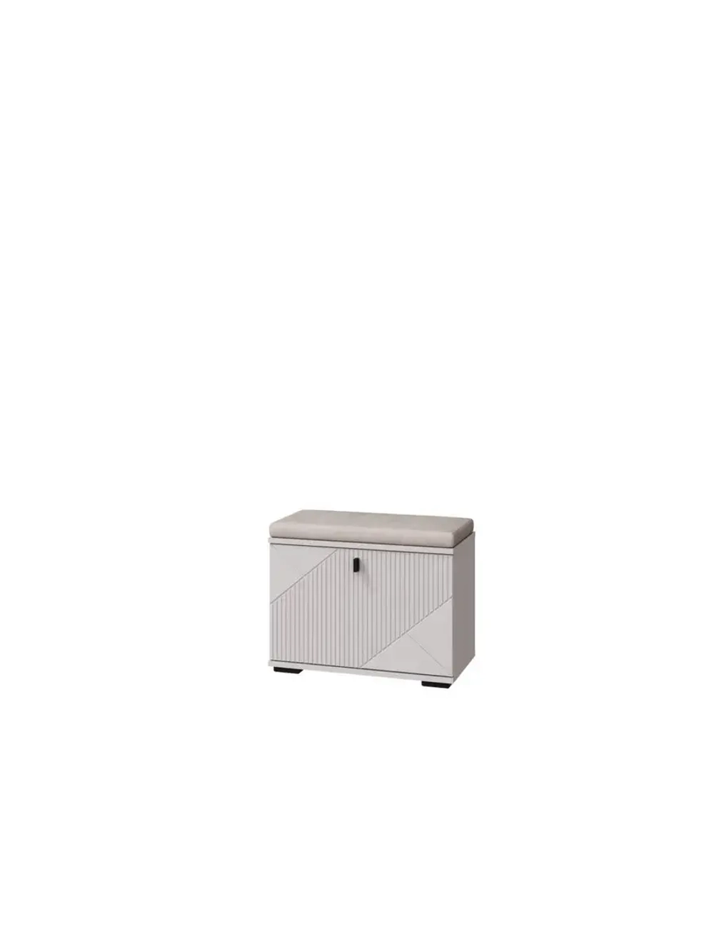 Прихожая с зеркалом Кашемир с консолью, 255х38х221