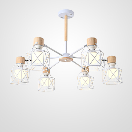 Потолочная Люстра Corf B3 White 6 Lamps By Imperiumloft