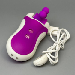 Фиолетовый оросимулятор Clitella со сменными насадками для вращения