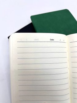 Набор 3 блокнота 88л (138*102мм) лин. графит, зеленый, синий (5447-9)