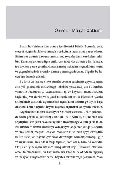 Uğurlu insanların 100 vərdişi