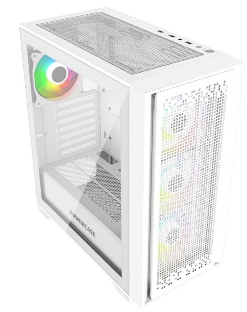 Корпус ATX Powercase ByteFlow White