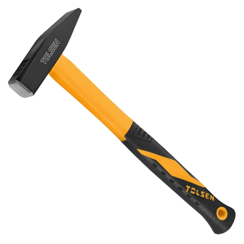 Молоток слесарный TOLSEN GRIPro 800г кованый фибергласовая рукоятка 25005