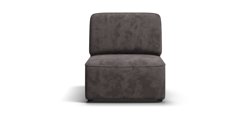 Кресло KING MODOOL Велюр Alkantara серый