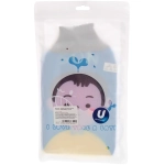 Мочалка - варежка массажная детская «Premium - МОЯ СЕМЬЯ», сыночек, 24,5*15,5см (ZIPпакет)