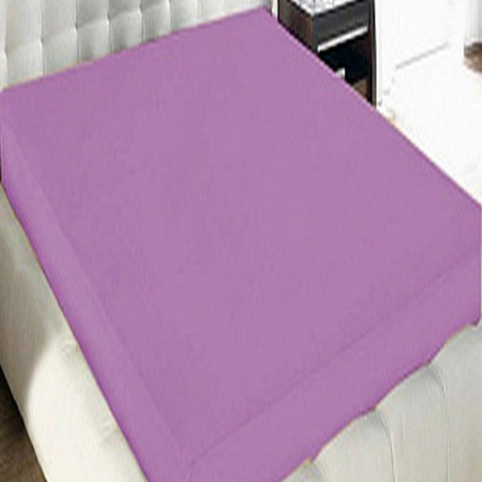Простыня трикотажная на резинке "П37. СИРЕНЕВАЯ", борт 20 см, 100% хлопок, Россия.