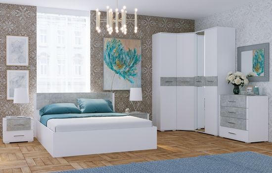 Шкаф  БЬЯНКА 2-х створчатый с зеркалом