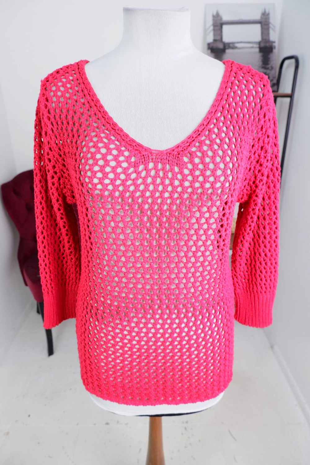 Джемпер для стильного образа, маркировка XL, визуально на 50 размер