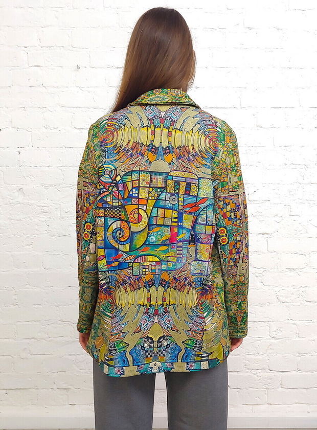 Трикотажный жакет "Витраж"
