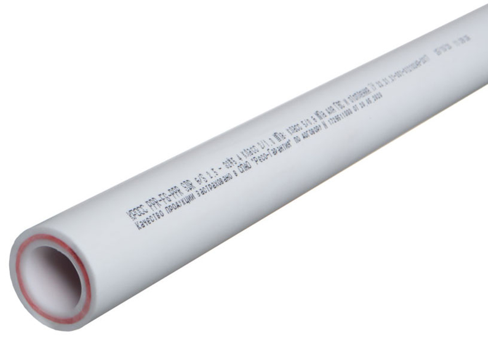 Труба PPRC армир. стекловолокном 20мм*2м SDR7.4 (PN20) КРОСС (двухметровая)