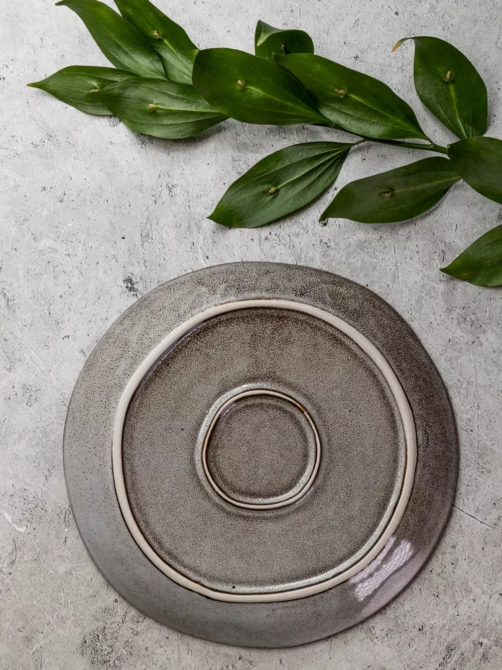 Тарелка плоская, Мокко 21 см - 6 шт.