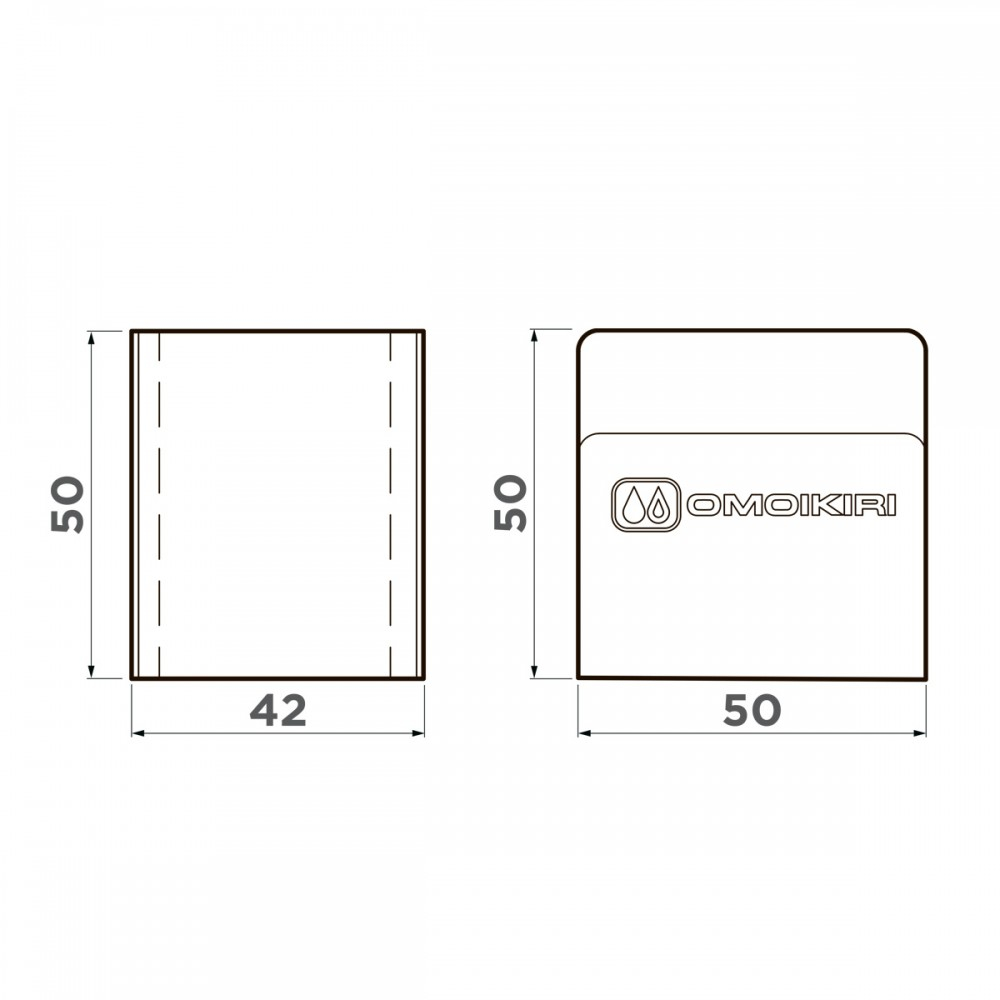 Держатель для губки SH-01 GB нерж.сталь/графит