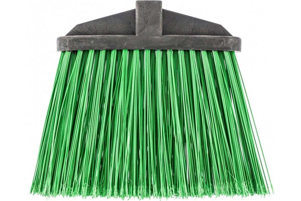 63229 Метла полипропиленовая 345х200мм, веерная распушенная, без черенка Сибртех