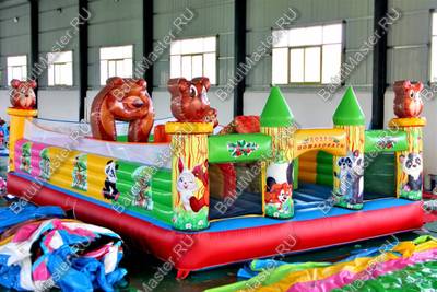 Надувной батут "Медвежата"