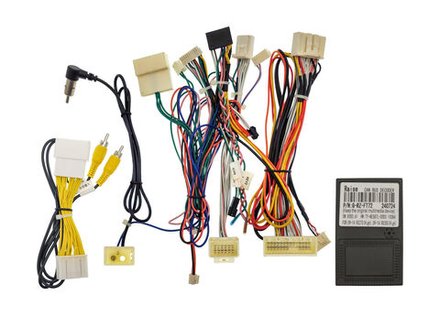 Комплект рамки с разъёмами 9" Lexus RX270, RX350 2009-2012 цветной без трансляции меню(выпуклая) - Car-Smart 9634F2B2