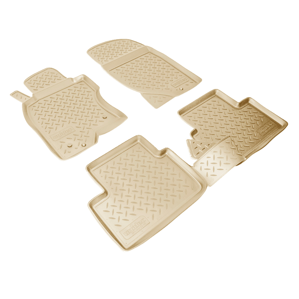 Ковры в салон Norplast/Unidec для Infiniti G в кузове V36 (2006-), Бежевый, арт.NPL-Po-33-55-B