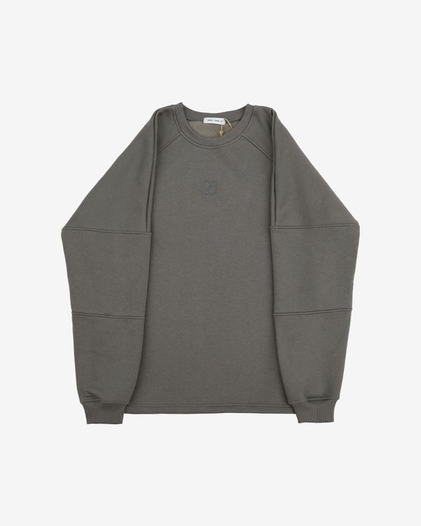 Толстовка "MULTICOLOR" Реглан Начес Оловянный - фото 1