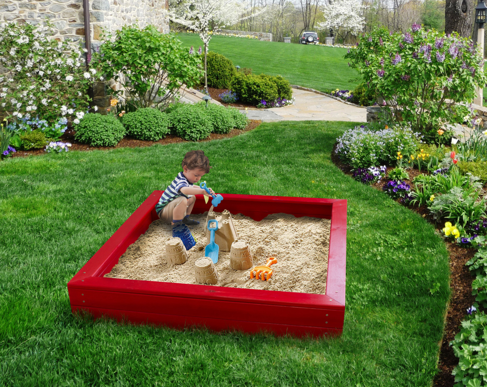 Детская песочница Р903 красный