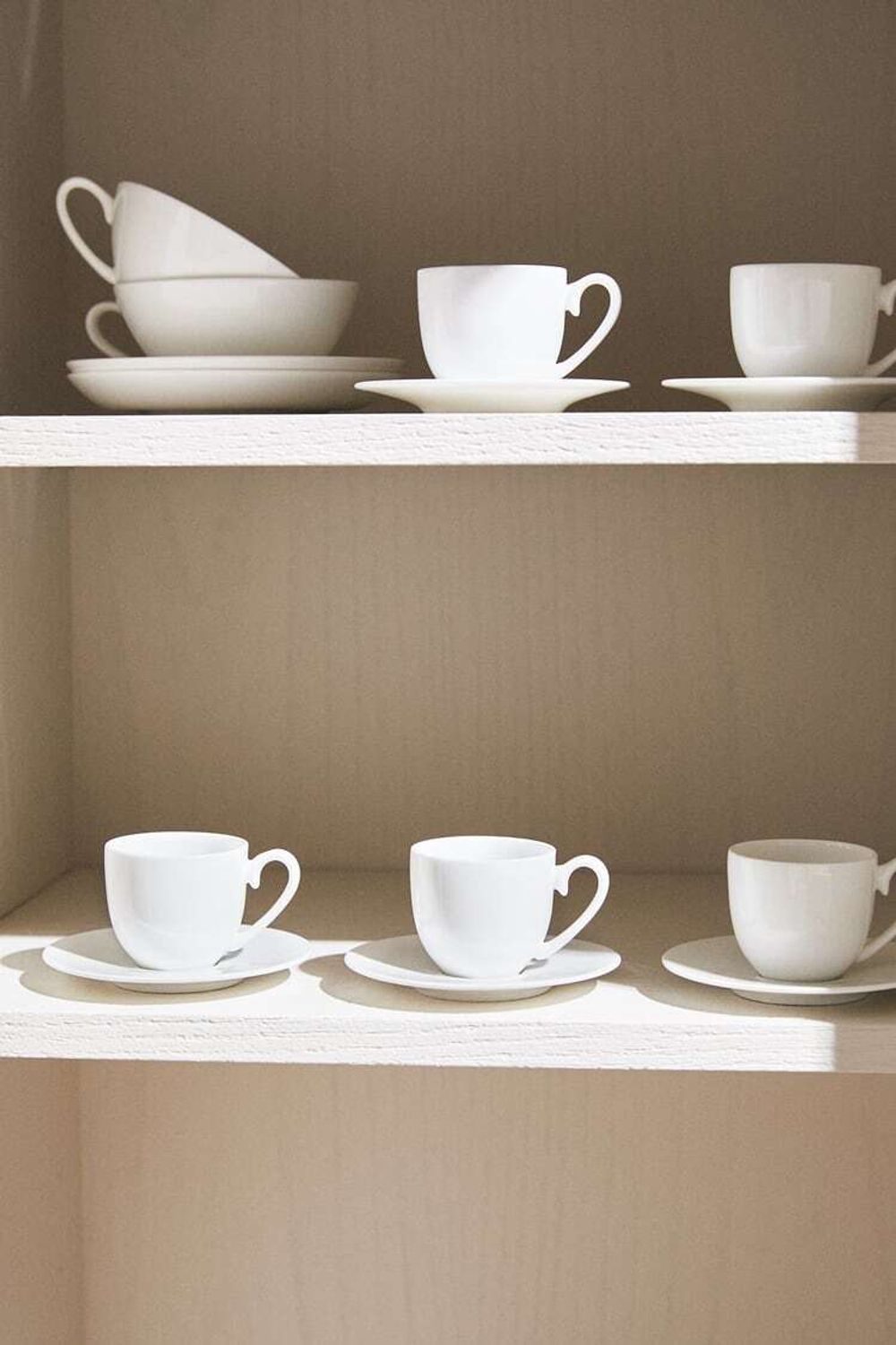 ZARA HOME КРУЖКА ИЗ ТОНКОГО ФАРФОРА, БЕЛЫЙ