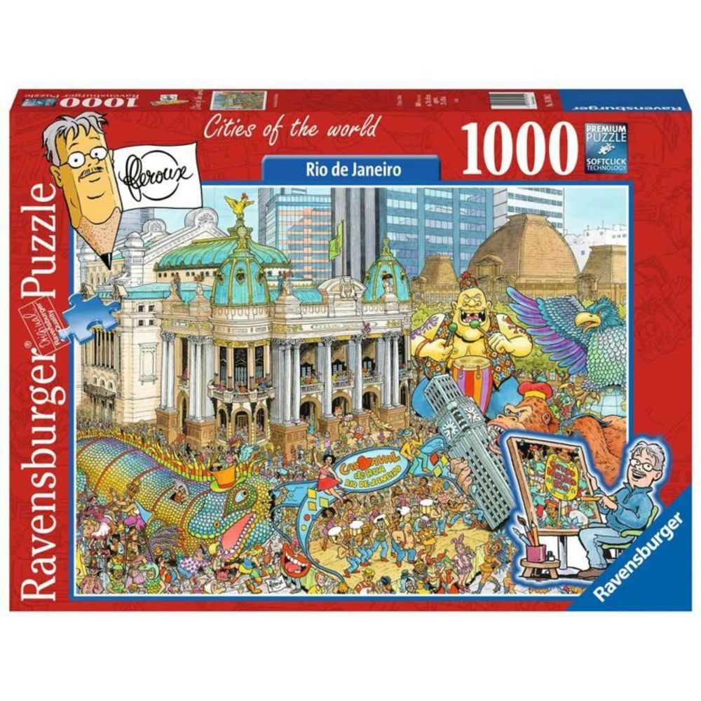 Ravensburger - Пазл Рио-де-Жанейро 1000 деталей 161942