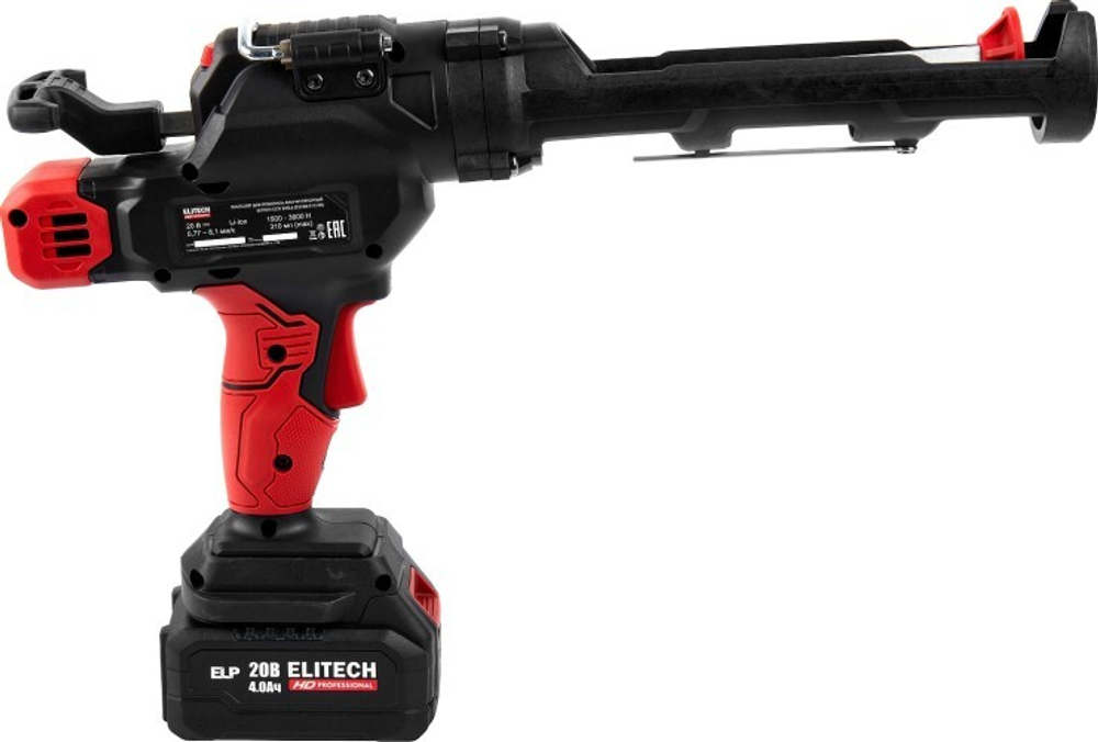 Пистолет для герметика аккумуляторный ELITECH CCG 20SL6 (E2208.013.01) HD 205762