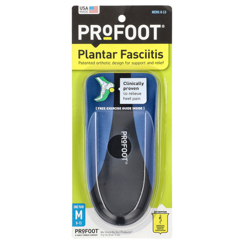 Profoot, подошвенный фасциит, для мужчин 8–13 лет, 1 пара
