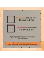Рамка для постера и фотографий 45x45