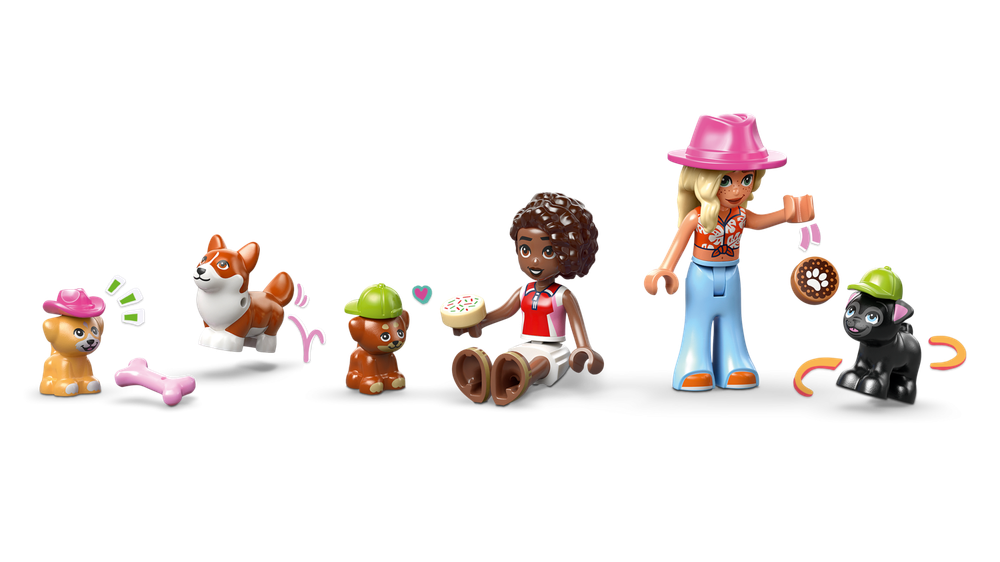 Конструктор Лего Френдс Пекарня с лакомствами для собак 42677 | LEGO Friends Dog Treat Bakery игровой набор 278 дет 6+