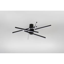 Светильник потолочный светодиодный Rivoli Violet 6180-201 LED 90Вт 3000-6000К чёрный с пультом | Rivoli