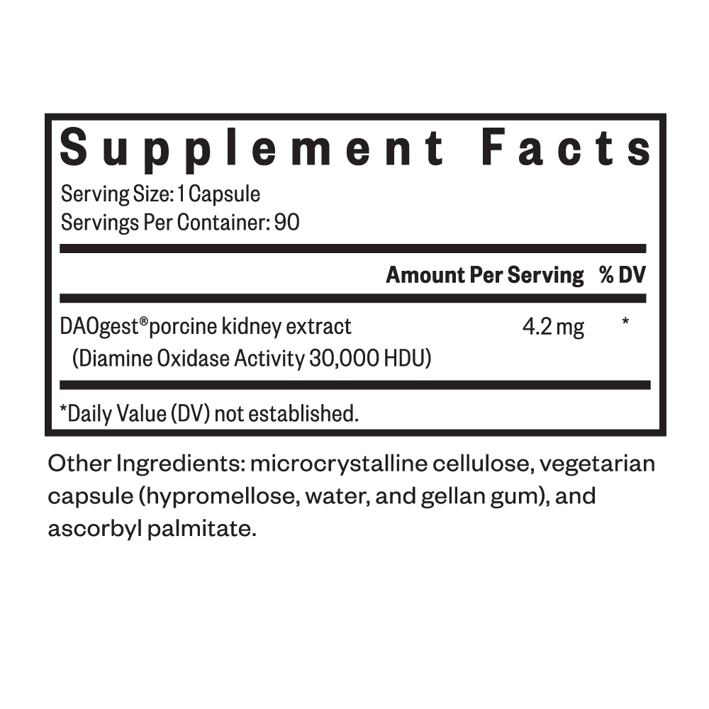 Seeking Health, DAO enzyme 30 caps.