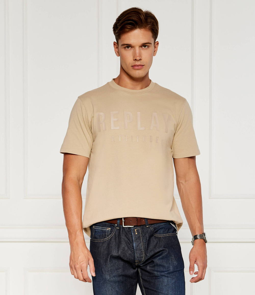 Футболка Replay - бежевый(M6931 .000.23742)
