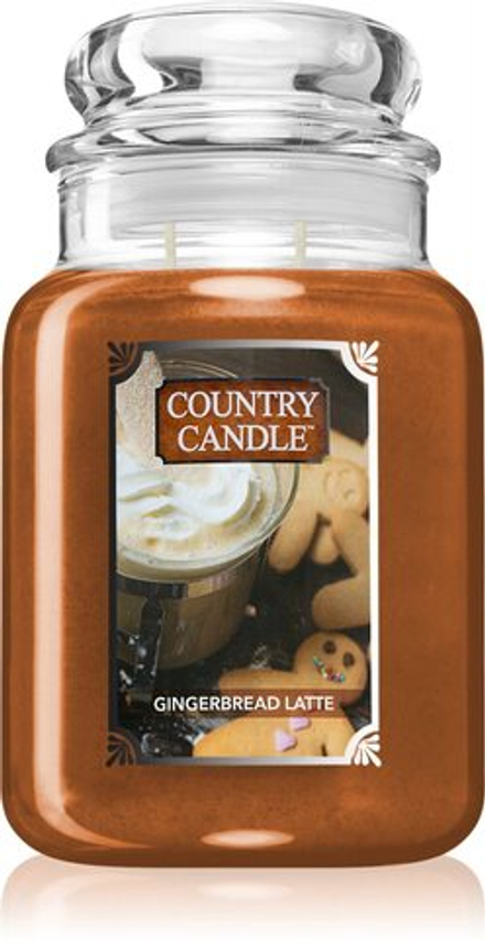 Country Candle Gingerbread Latte - ароматическая свеча /   680  g  / GTIN 846853064888