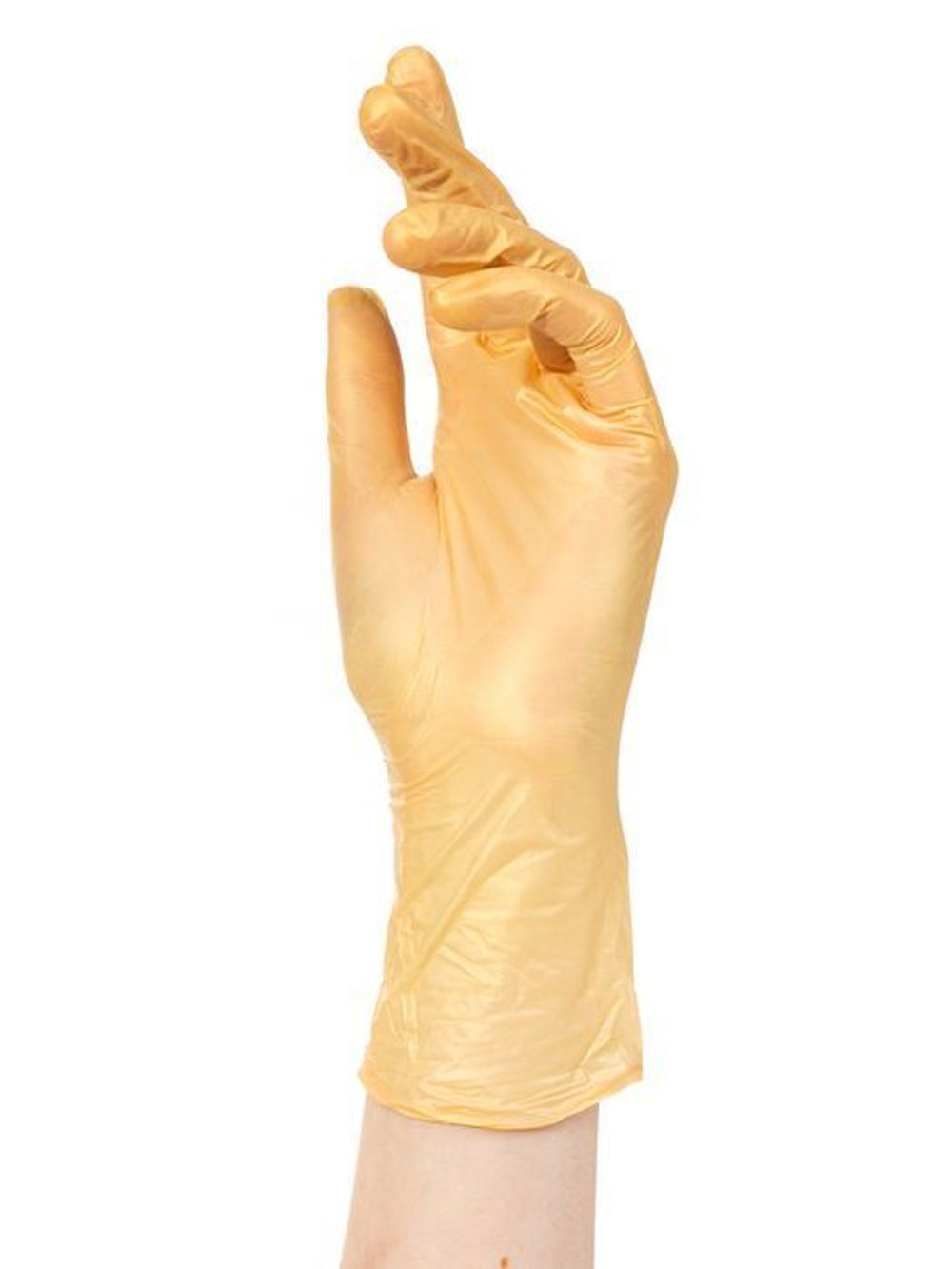 Adele Перчатки нитриловые золотые размер XS, 50 пар