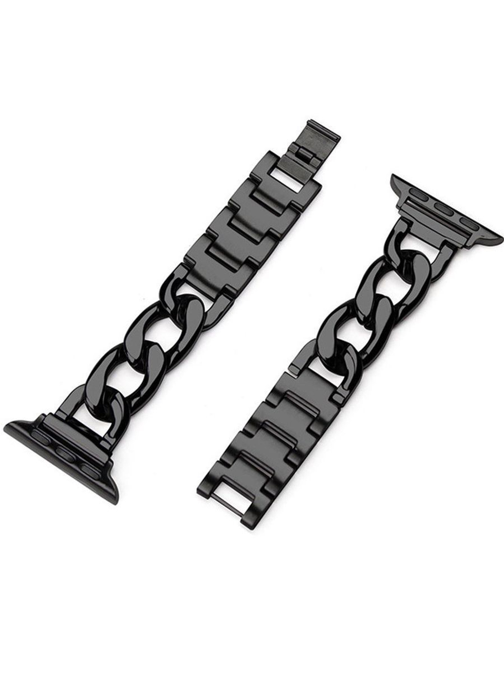 Ремешок для Apple Watch 44mm 45mm Ultra 49mm 42mm браслет для часов мужской и женский металлический со съемными звеньями PARASMART Chain