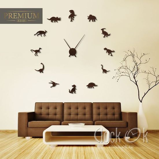 Настенные 3D часы Dino